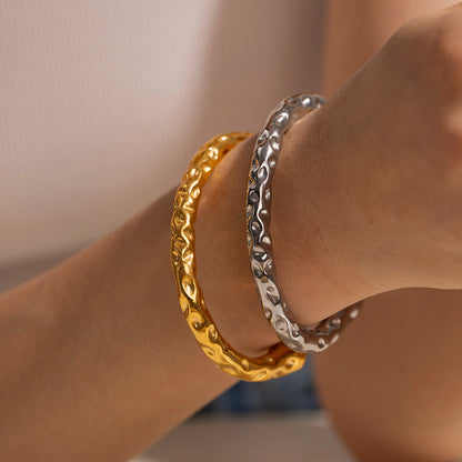 Women's Gold Bracelet Vintage Style 18k Stainless Steel 1