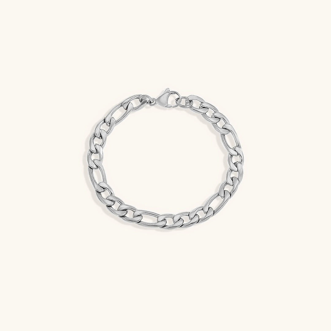 Women's Gold Chain Bracelet Stainless Steel-Plated 14k Gold 10