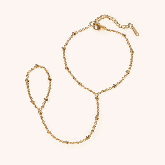 Women's Gold Chain Bracelet Stainless Steel 18k Gold 0