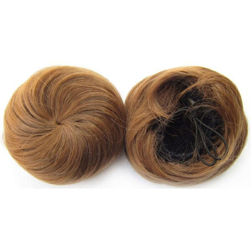 Women's Hair Bun Extension Brown High-Temperature Fiber 8