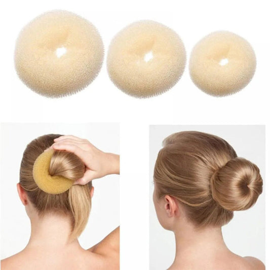 Women's Hair Bun Maker Black Cloth 3