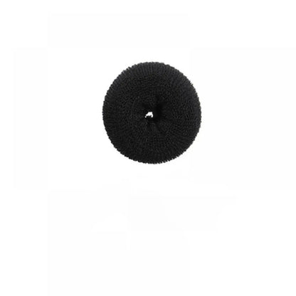 Women's Hair Bun Maker Black Cloth 8