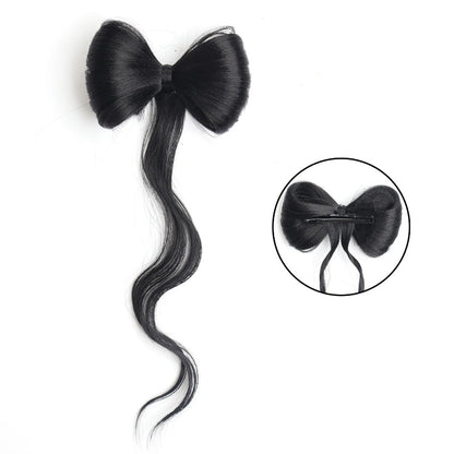 Women's Hair Extension Natural Wave Brown Clip-In Ponytail 0