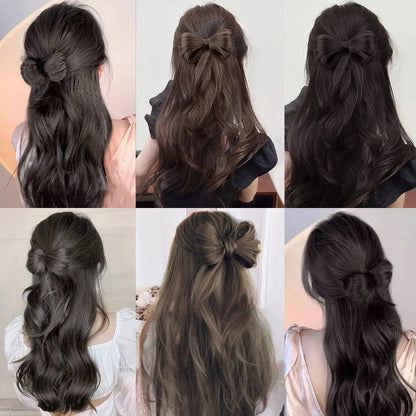 Women's Hair Extension Natural Wave Brown Clip-In Ponytail 3