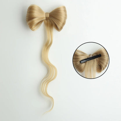 Women's Hair Extension Natural Wave Brown Clip-In Ponytail 9