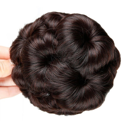 Women’s Hair Extensions Flower Shape Synthetic Hair Bun 10
