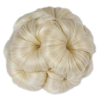 Women’s Hair Extensions Flower Shape Synthetic Hair Bun 12