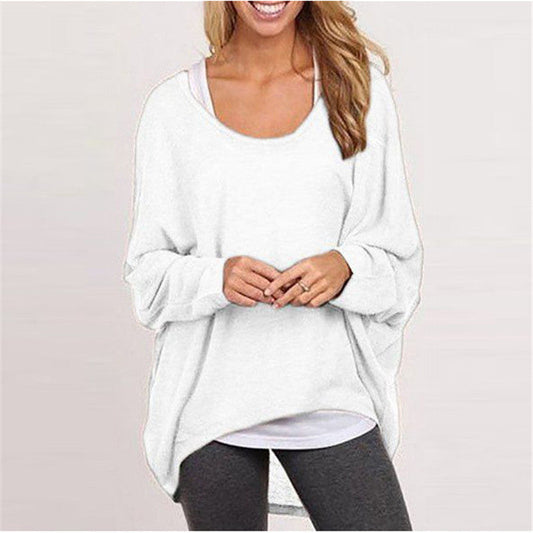 Womens Oversized Knit Sweater - Tunic Length Long Sleeve Casual Top 1