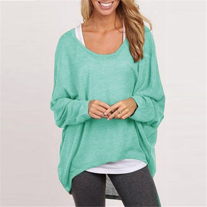 Womens Oversized Knit Sweater - Tunic Length Long Sleeve Casual Top 4
