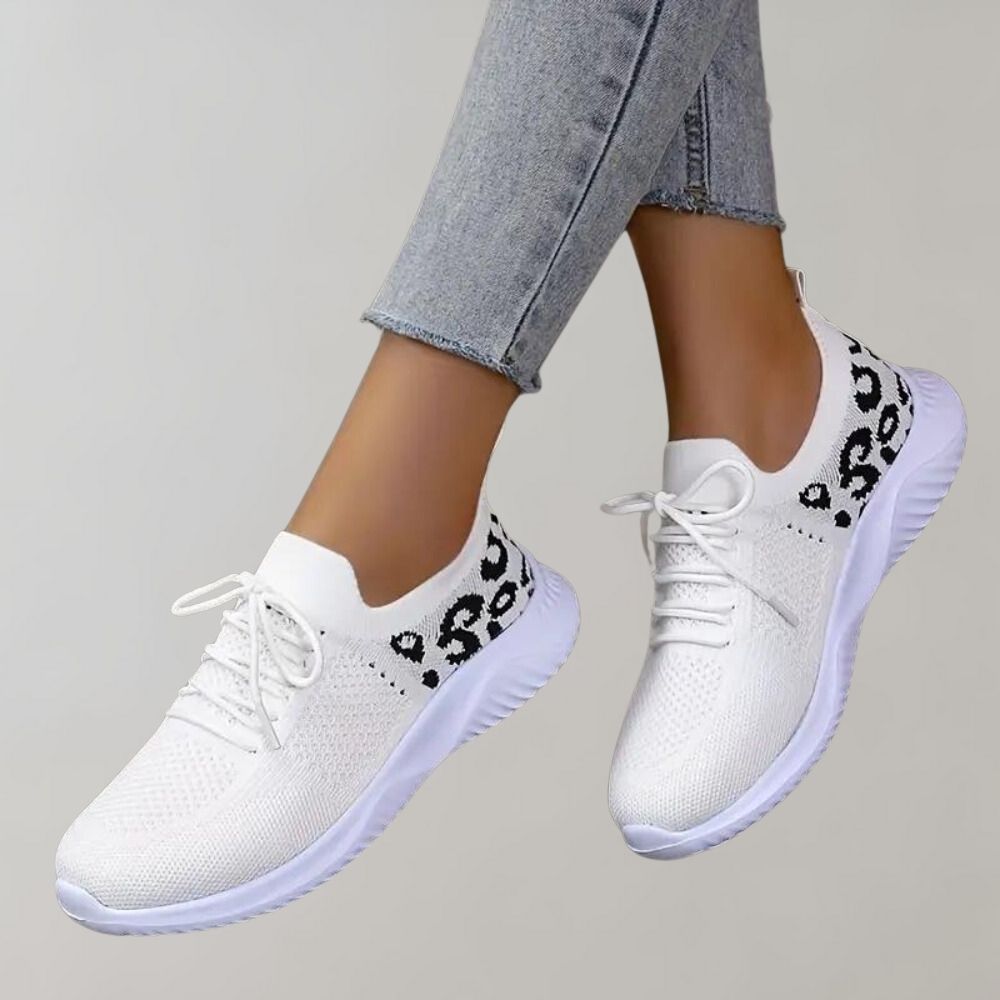 Women's Lightweight Breathable Knitted Mesh Sneakers with Lace-Up Design – Best Walking Shoes for Women, Casual Everyday Footwear 4