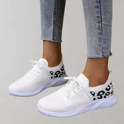 Women's Lightweight Breathable Knitted Mesh Sneakers with Lace-Up Design – Best Walking Shoes for Women, Casual Everyday Footwear 6