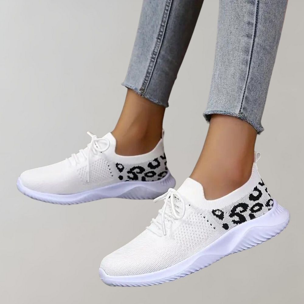 Women's Lightweight Breathable Knitted Mesh Sneakers with Lace-Up Design – Best Walking Shoes for Women, Casual Everyday Footwear 7