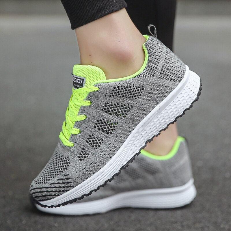 Women's Lightweight Breathable Slip-On Sneakers – Comfortable White Sneakers for Casual Wear and All-Day Support 12