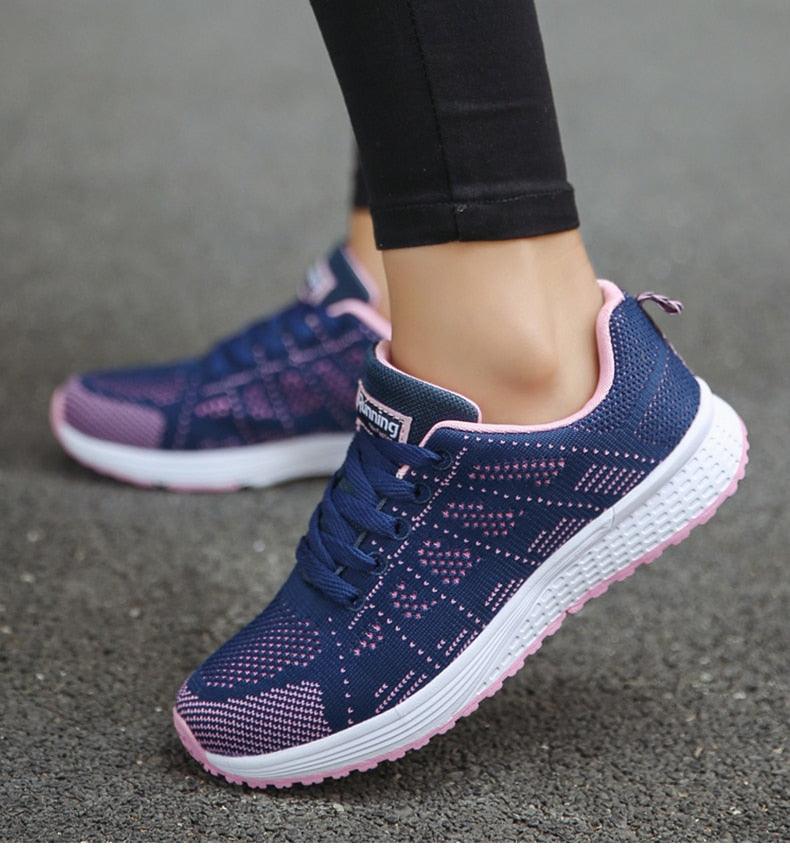 Women's Lightweight Breathable Slip-On Sneakers – Comfortable White Sneakers for Casual Wear and All-Day Support 13