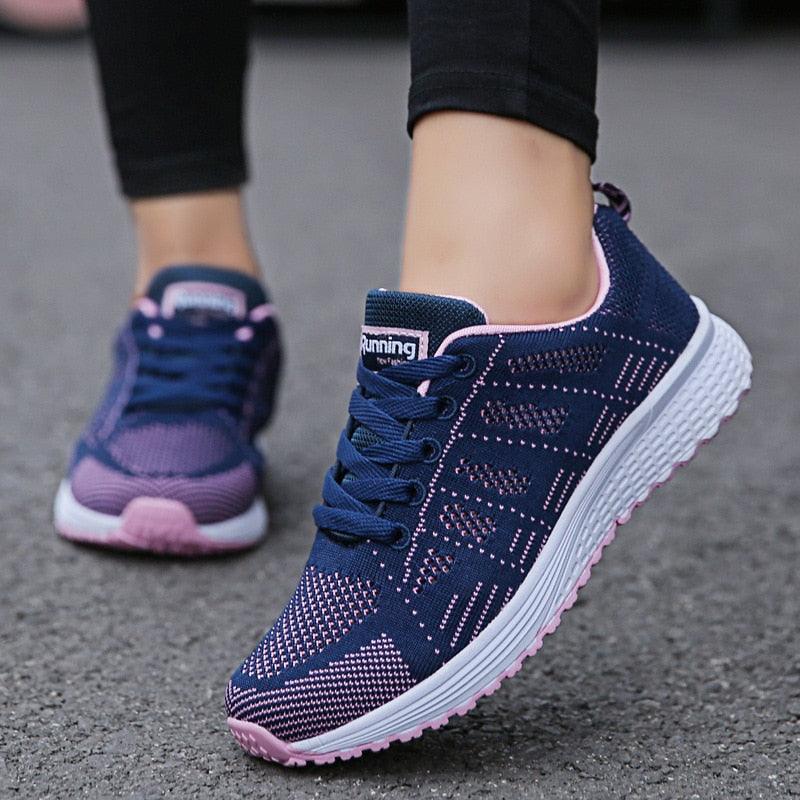Women's Lightweight Breathable Slip-On Sneakers – Comfortable White Sneakers for Casual Wear and All-Day Support 2