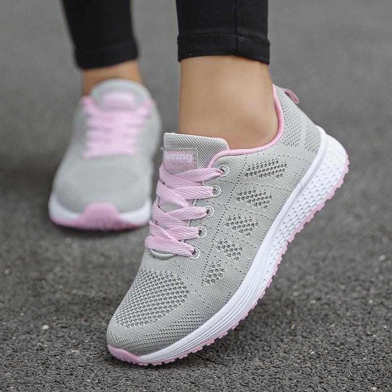 Women's Lightweight Breathable Slip-On Sneakers – Comfortable White Sneakers for Casual Wear and All-Day Support 3