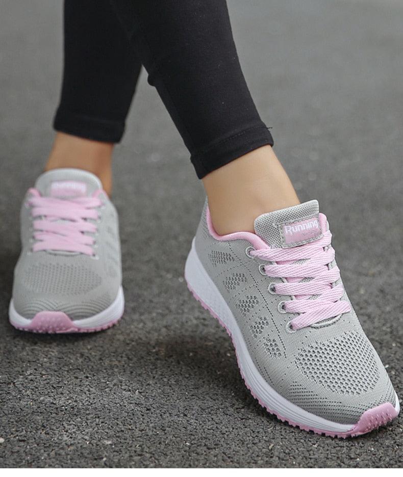 Women's Lightweight Breathable Slip-On Sneakers – Comfortable White Sneakers for Casual Wear and All-Day Support 6