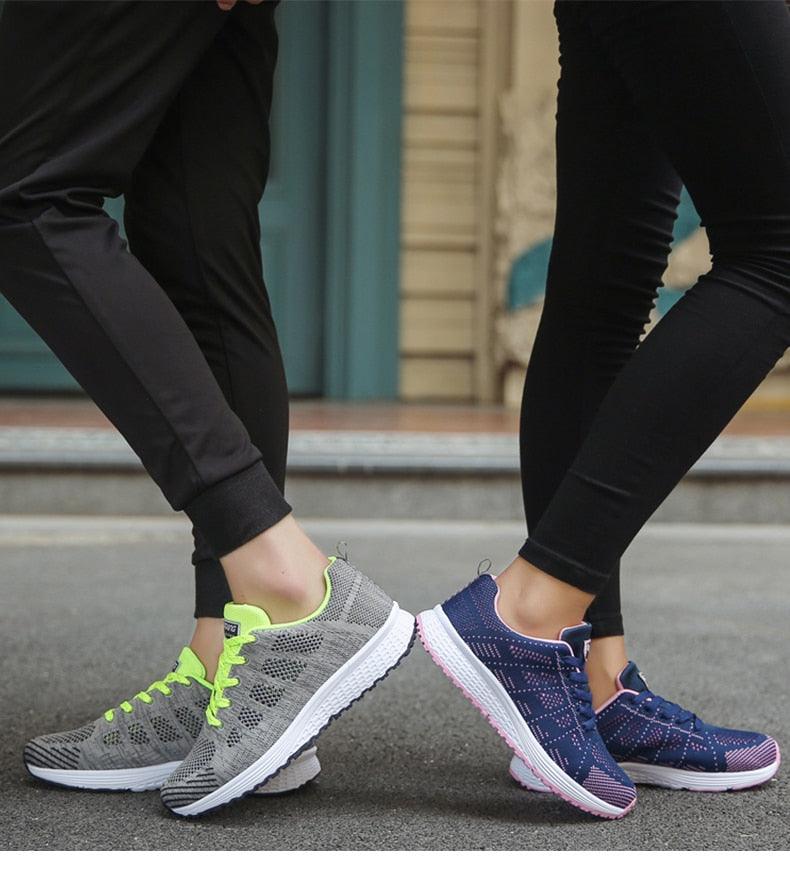 Women's Lightweight Breathable Slip-On Sneakers – Comfortable White Sneakers for Casual Wear and All-Day Support 7