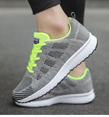 Women's Lightweight Breathable Slip-On Sneakers – Comfortable White Sneakers for Casual Wear and All-Day Support 9