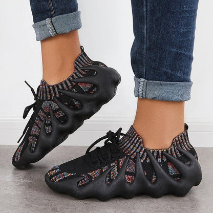 Women's Lightweight Breathable Sneakers with Cushioned Sole and Lace-Up Design 6