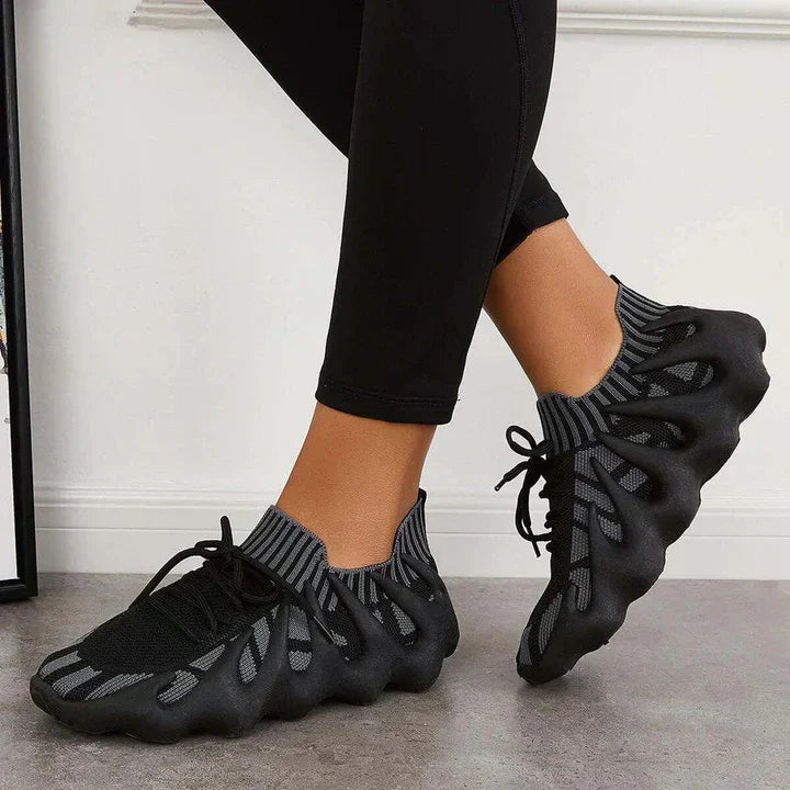 Women's Lightweight Breathable Sneakers with Cushioned Sole and Lace-Up Design 9