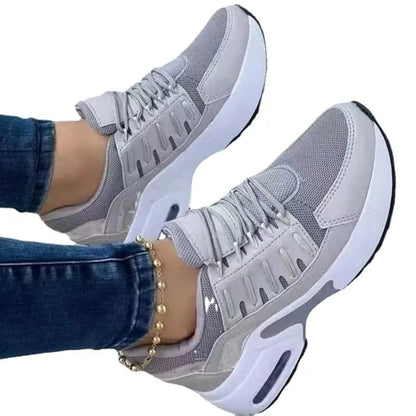 Women's Lightweight Lace-Up Sneakers – Breathable Casual Shoes for Everyday Comfort 4