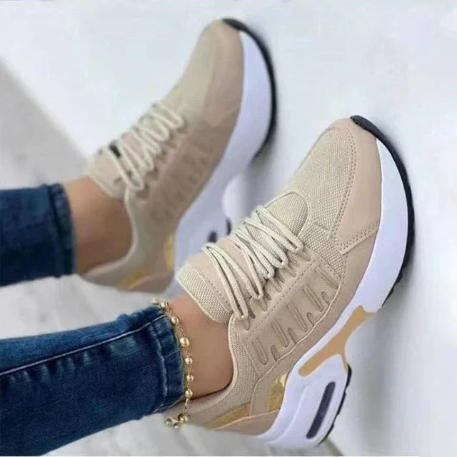Women's Lightweight Lace-Up Sneakers – Breathable Casual Shoes for Everyday Comfort 6