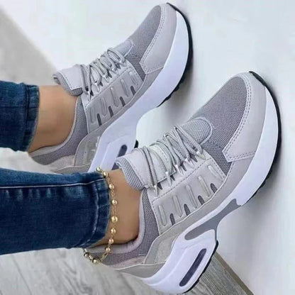 Women's Lightweight Lace-Up Sneakers – Breathable Casual Shoes for Everyday Comfort 8