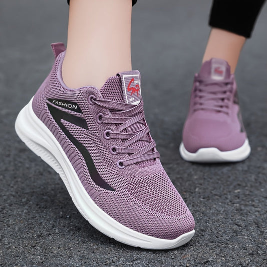 Women's Lightweight Sport Trainers with Breathable Mesh and Cushioned Sole 1