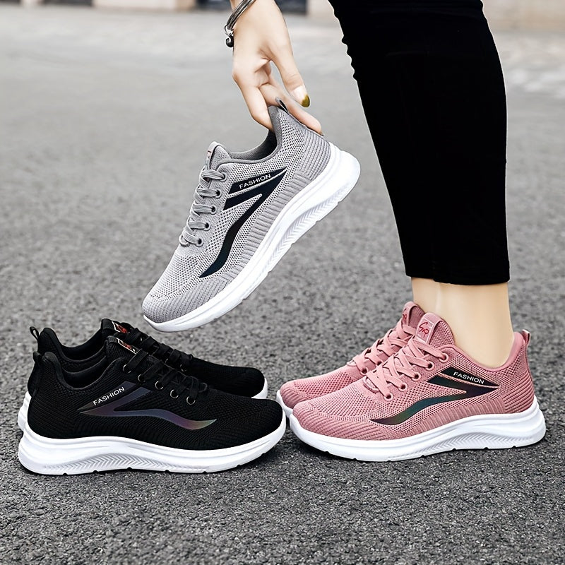 Women's Lightweight Sport Trainers with Breathable Mesh and Cushioned Sole 3