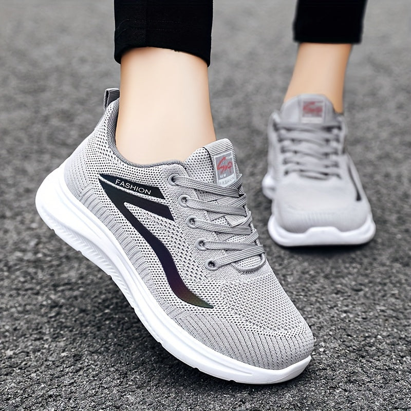 Women's Lightweight Sport Trainers with Breathable Mesh and Cushioned Sole 8