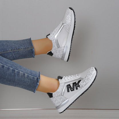 Women's Low-Top Mesh Sneakers with Cushioned Sole for Casual Athletic Wear 2