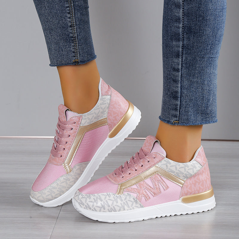 Women's Low-Top Mesh Sneakers with Cushioned Sole for Casual Athletic Wear 6