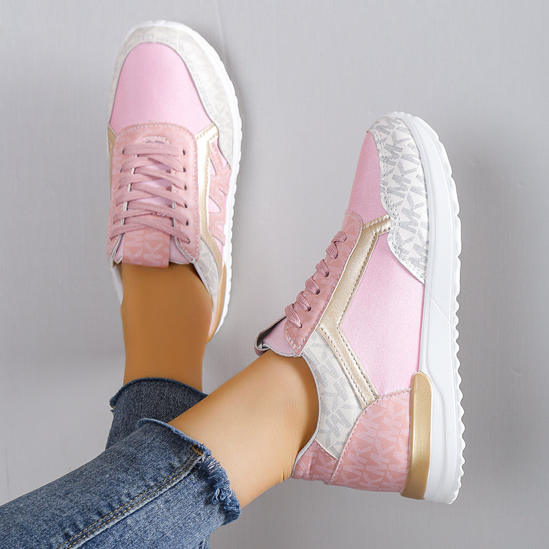 Women's Low-Top Mesh Sneakers with Cushioned Sole for Casual Athletic Wear 7