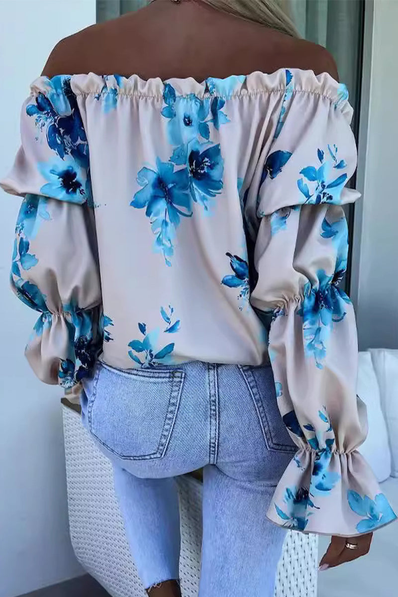 Women's Off-Shoulder Casual Top – Loose Fit Cotton Blend Going Out Top for Spring and Summer 5