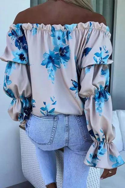Women's Off-Shoulder Casual Top – Loose Fit Cotton Blend Going Out Top for Spring and Summer 5