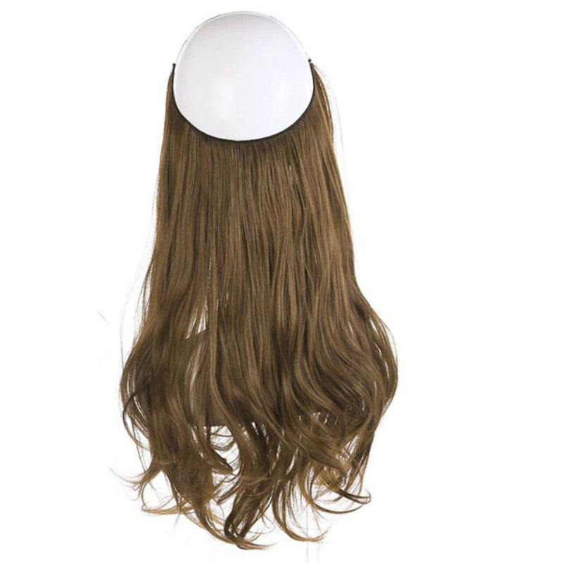 Women's Ombre Hair Wig Extensions Soft Wavy High-Temperature Fiber 12