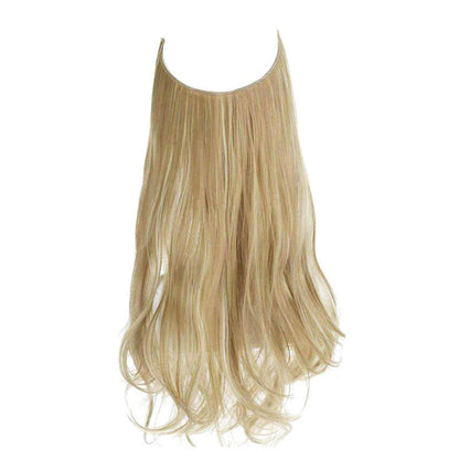Women's Ombre Hair Wig Extensions Soft Wavy High-Temperature Fiber 14