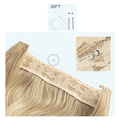 Women's Ombre Hair Wig Extensions Soft Wavy High-Temperature Fiber 6