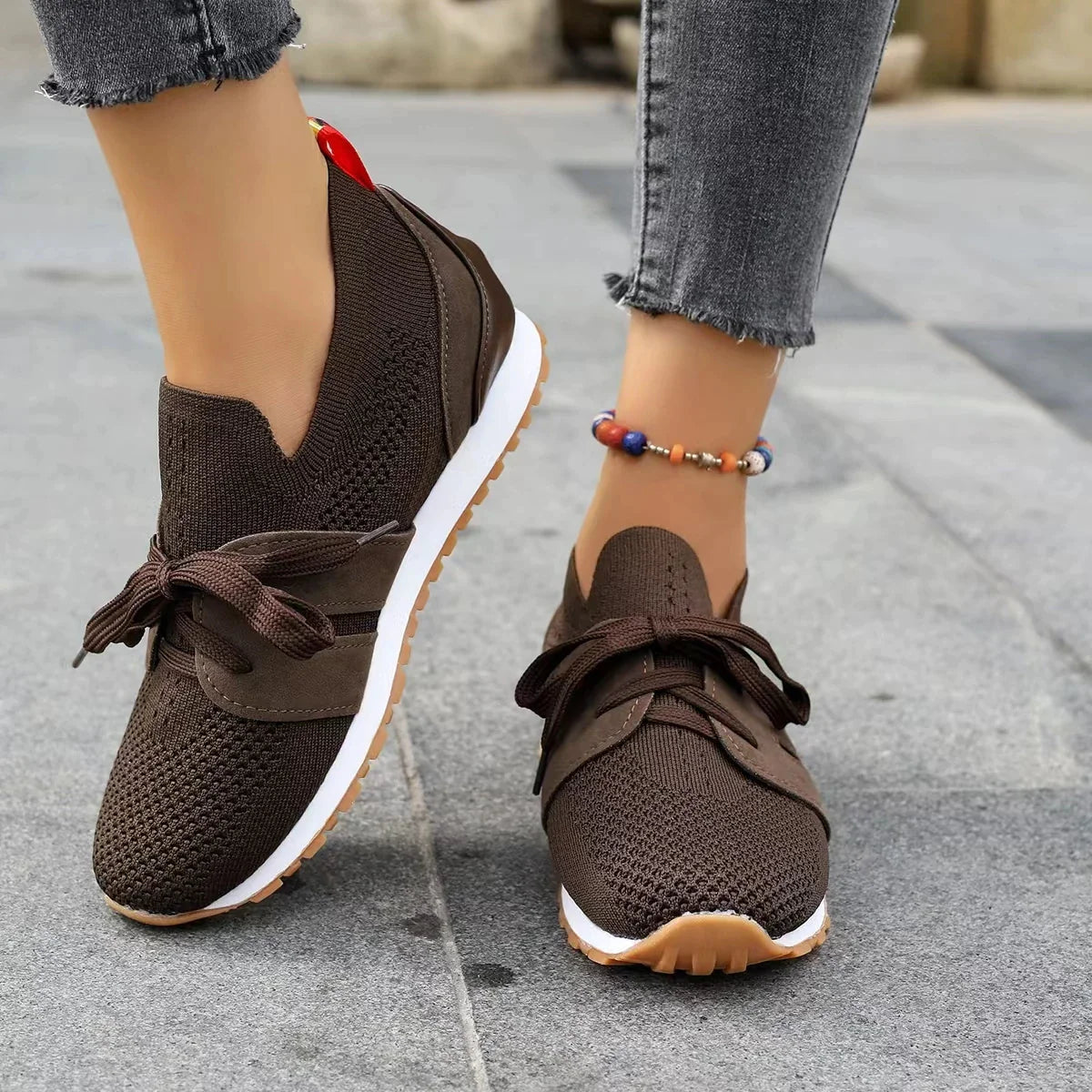 Women's Orthopedic Mesh Lace-Up Shoes – Breathable Comfort for All-Day Wear 2