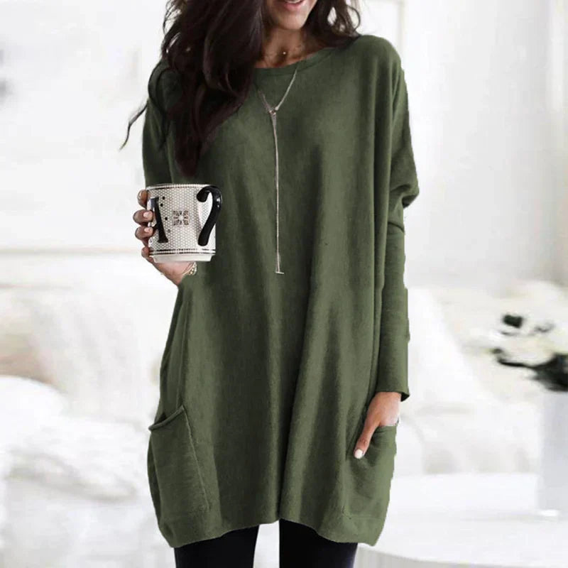 Womens Oversized Cotton Tunic Sweater for Ultimate Comfort 3