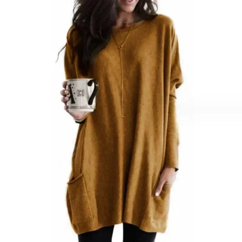Womens Oversized Cotton Tunic Sweater for Ultimate Comfort 4