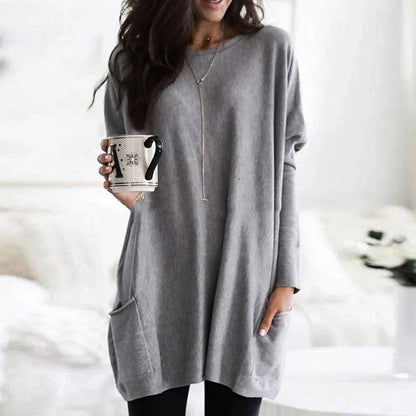 Womens Oversized Cotton Tunic Sweater for Ultimate Comfort 7