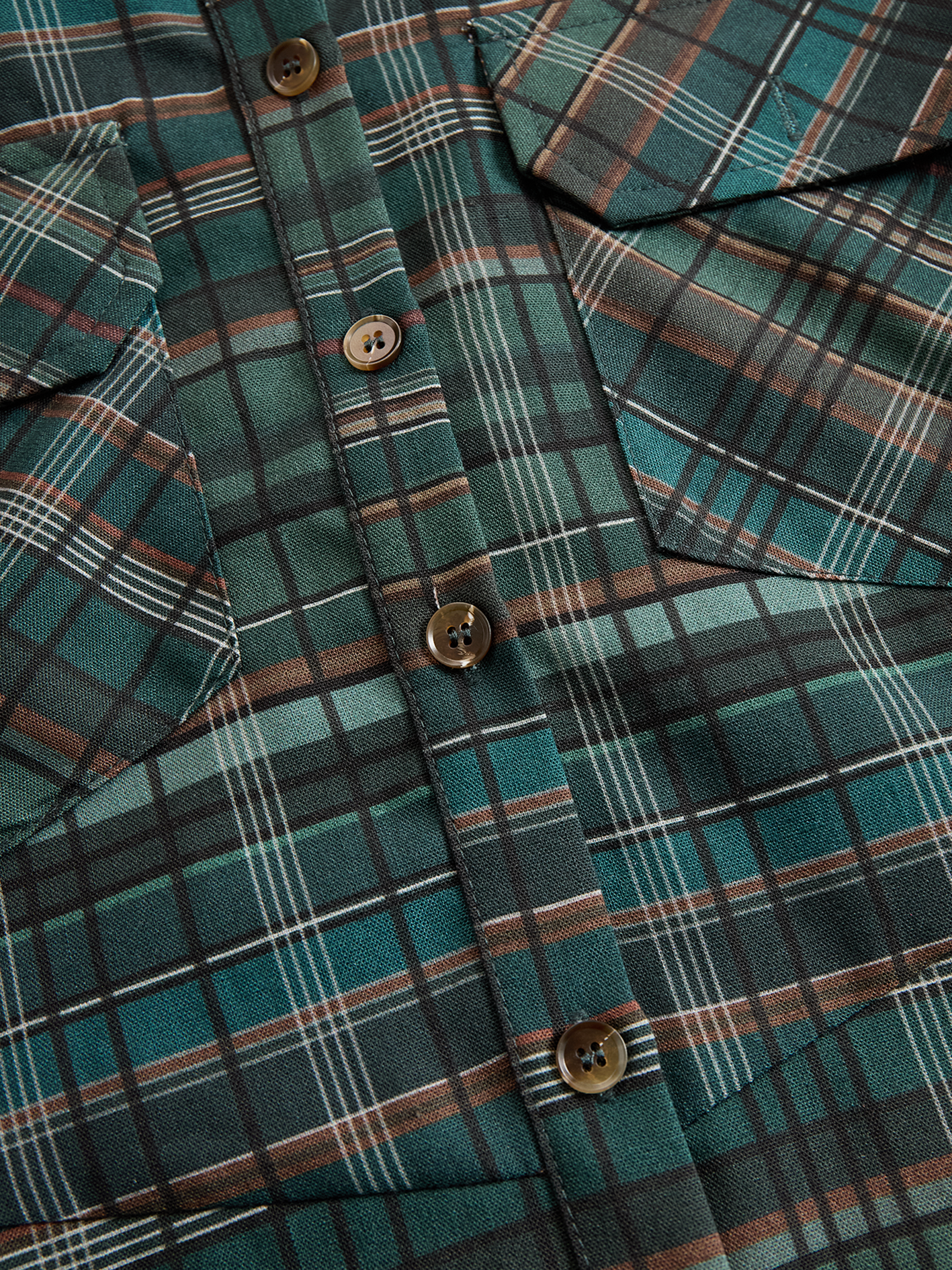 Women's Plaid Lapel Single-Breasted Shirt Maxi Dress – product view | Hensley London