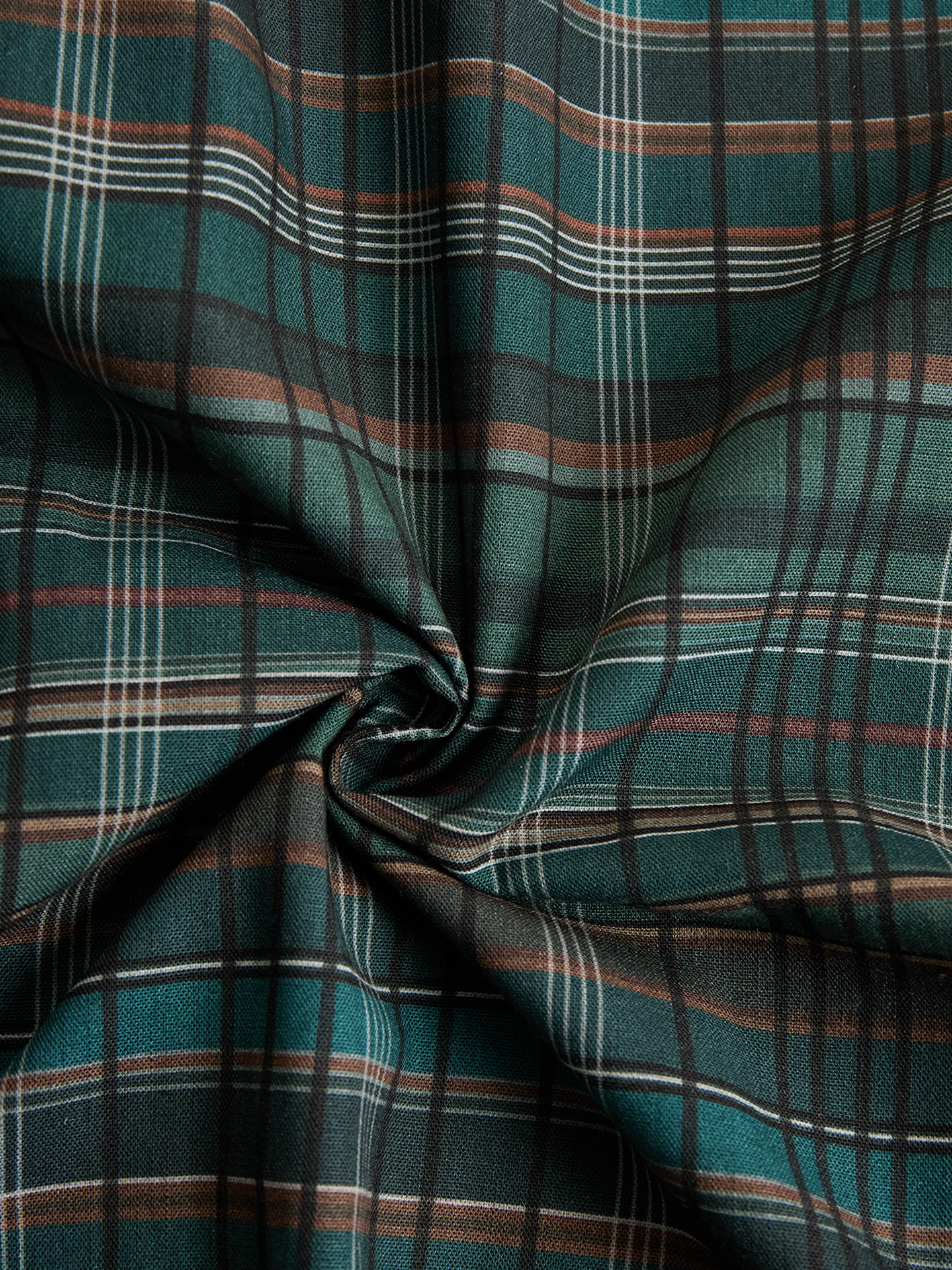Women's Plaid Lapel Single-Breasted Shirt Maxi Dress – product view | Hensley London