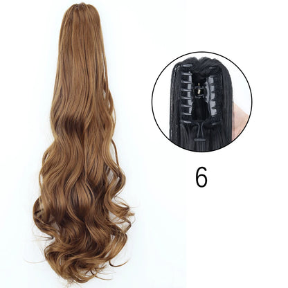 Women's Ponytail Extension 24 Inch Straight Synthetic Heat Resistant 14