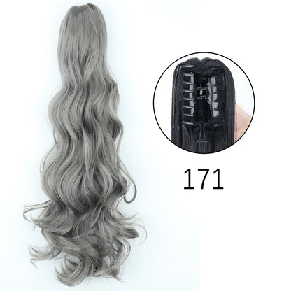 Women's Ponytail Extension 24 Inch Straight Synthetic Heat Resistant 84
