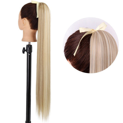 Women's Ponytail Extension Long Straight High-Temperature Fiber 21
