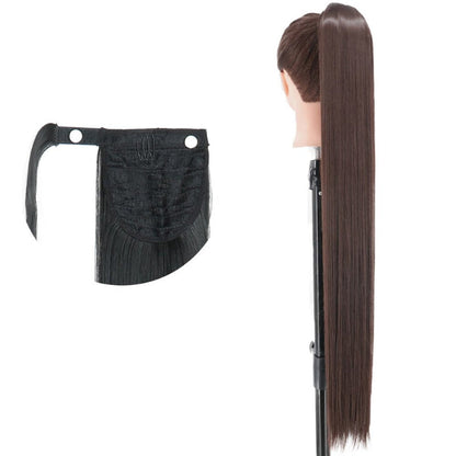 Women's Ponytail Extension Long Straight High-Temperature Fiber 9