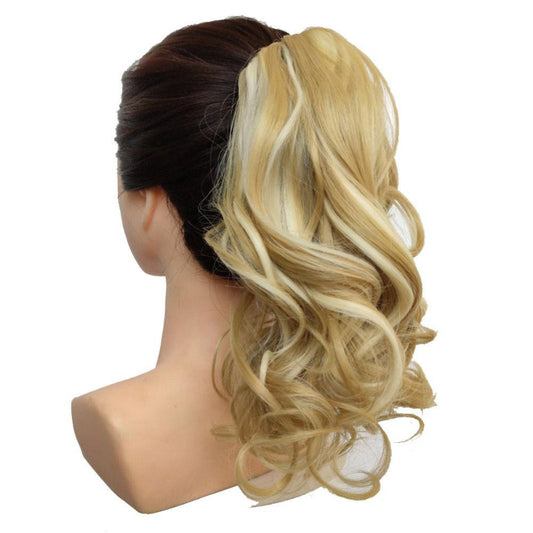 Women's Ponytail Extensions Short Curly High-Temperature Fiber 0
